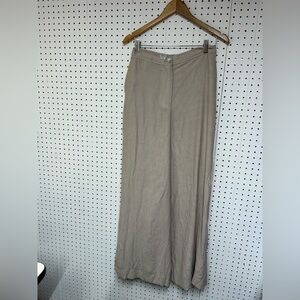 Jason Ju Elegant Tan Women's Wide Legs Pants